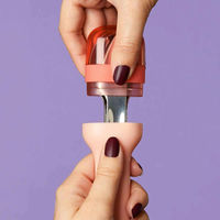 ZOKU カトラリーセット ナイフ フォーク スプーン ゾク ポケットユーテンシルセット ピーチ 365772 1個（直送品）