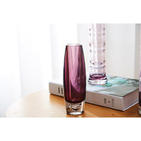 ホワイエ 花瓶 PV一輪挿しスリム パープル 402552 1個（直送品）