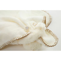 ディーゴ 毛布 ベビー ふわモコ安心毛布 出産祝い 綿100% 日本製 ブラウン 432974 1個（直送品）