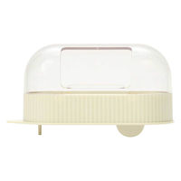 ルークラン 砂浴び 小動物 ミオファン バスルーム イエロー ハムスター 鳥 ペット 441447 1個（直送品）