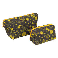 美研繊維 ポーチ オーガニックコットン 100% Sサイズ 和柄 花小紋 461404 1個（直送品）