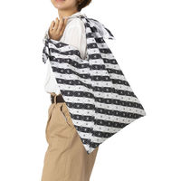 美研繊維 エコバッグ あずまトート ドット 綾 縞 461482 1個（直送品）