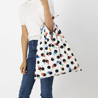 美研繊維 エコバッグ あずまトート ドット 綾 水玉 461483 1個（直送品）