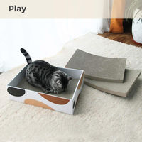 Petner 爪とぎ 猫 箱型波状爪とぎ 3個入り 479765 1個（直送品）