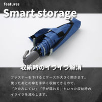 小川 折りたたみ傘 innovator 晴雨兼用 自動開閉 55cm ペールライトイエロー 486458 1個（直送品）