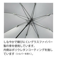 小川 長傘 innovator 晴雨兼用 ジャンプ式 65cm ホワイト×グレー 486473 1個（直送品）