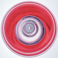 ホワイエ 花瓶 割れないガラス PVシリンダー 直径6×高さ25cm レッド 415692 1個（直送品）