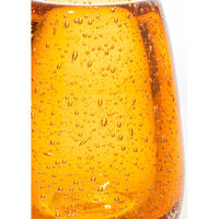 ホワイエ 花瓶 DGティアドロップベース ガラス 直径7×高さ10cm ブラウン 413807 1個（直送品）