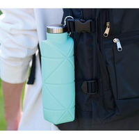 リマーク クシャッと折りたたみシリコンボトル 82389 1個（直送品）