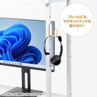 サンワサプライ チルト天板パソコンラック W650 グレー RAC-EC20 1個（直送品）