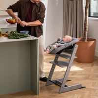 ストッケ トリップトラップ チェア ビーチ/ストームグレー 1台（直送品）