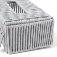 ロープティッシュケース グレー LAKOLE/ラコレ