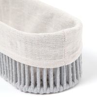 ロープカトラリーケース オーバル グレー LAKOLE/ラコレ