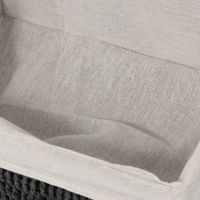 ペーパー収納ボックス(クォーター) グレー LAKOLE/ラコレ