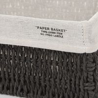 ペーパー収納ボックス(横ハーフ) グレー LAKOLE/ラコレ