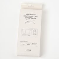 防滴スピーカースマホケース アイボリー LAKOLE/ラコレ