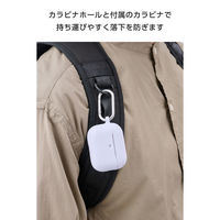AirPods Pro 3 ケース MagSafe対応 シリコン 耐衝撃 パープル AVA-AP07SCPU エレコム 1個（直送品）