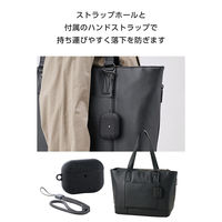 AirPods Pro 3 ケース MagSafe対応 ファブリック調 TPU 耐衝撃 AVA-AP07CCBK エレコム 1個（直送品）