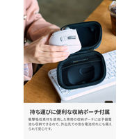 トラックボールマウス 親指 25mm ワイヤレス 小型 静音 5ボタン ホワイト M-MT1MRSAWH エレコム 1個（直送品）