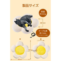 ペットヒーター クッション 犬 猫 撥水 洗濯可 噛み対策メッシュケーブル ベージュ PET-HC02BE エレコム 1個（直送品）