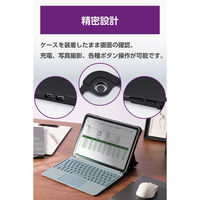 Surface Pro 12 インチ ケース スタンド機能 衝撃吸収 ブラック TB-MSP25HVCKFBK エレコム 1個（直送品）