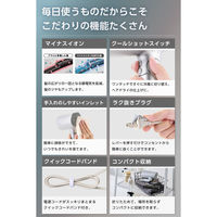 ドライヤー 大風量 速乾 温度センサー 熱ダメージ配慮 マイナスイオン 1300W シルバー TD713A-S テスコム 1個（直送品）