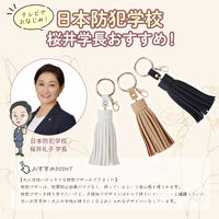 朝日電器 防犯アラーム タッセルチャーム型 カカオブラック AKB-01BK 1個（直送品）