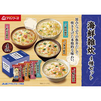 アマノフーズ 海鮮雑炊4種セット 国産米100％ 1箱（４食入） アサヒグループ食品