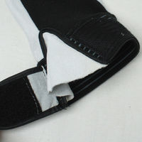 小野商事 豚本革手袋 背抜き マジックテープ LLサイズ 白黒 AG5153-2P 1組(2双)