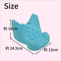 3セット 首 マッサージ 首こり 肩こり 解消 期待 ストレッチ 枕 ネックピロー つぼ押し 気持ちいい ストレス リラックス 疲労 軽減（直送品）