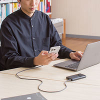 ライトニングケーブル 1m なめらか高耐久 PD対応 USB（C）-Lightning グレー MPA-CLSS10GY エレコム