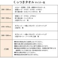 アイ・エス くっつきタオル 470mm×470mm ブルーストライプ IKT-BS-470 1セット(5枚)（直送品）