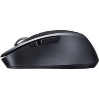 サンワサプライ 静音ワイヤレスType-CブルーLEDマウス(5ボタン・ブラック) MA-WBLC153BK 1個