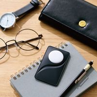 AirTag バンパーケース カード型 ブラック AT-CAPBBK エレコム 1個