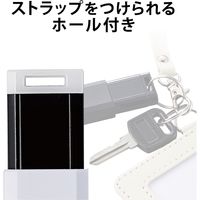 USBメモリ 128GB ノック式 USB3.1(Gen1)対応 ホワイト MF-PKU3128GWH エレコム 1個（直送品）