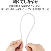 タイプCケーブル (USB-C to C) PD対応 100W USB4 80cm USB4-APCC5P08SV エレコム 1本（直送品）