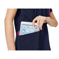 フォーク レディスジップスクラブ ブラック×サックス S 7023SC-9-S 1枚（直送品）