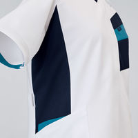 フォーク ジップスクラブ ダークネイビー×シアンブルー SS 7120SC-17-SS 1枚（直送品）