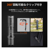 NICRON N8 スリム型タクティカル 1300LM 1個（直送品）