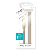 MSソリューションズ ショルダーストラップ Cord ウォームグレージュ LN-SS21GG 1個（直送品）