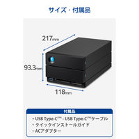 LaCie 2big Dock v2 60TB STLG60000400 エレコム 1個（直送品）