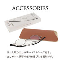 【老眼鏡 リーディンググラス】栞 SHIORI SI-12 col.3 レッド 度数 +3.00 / 1個（直送品）