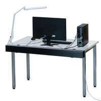 【軒先渡し】スチール配線BOX ブラック 幅1000×奥行110×高さ100mm ブラック 1台（直送品）