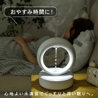 ディーエーピーネットワーク 反重力デザイン 加湿器 680ml 超音波式 空焚き防止 ホワイト wasser hum006 1台（直送品）