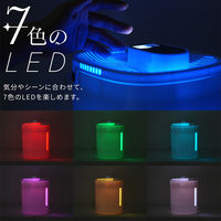 ディーエーピーネットワーク 5L大容量 加湿器 超音波式 ホワイト wasser hum007 1台（直送品）