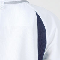 住商モンブラン スクラブ 兼用 半袖 白/ネイビー 7L MS301-0109 1枚（直送品）