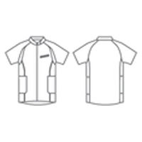 住商モンブラン ジャケット メンズ 半袖 白/ウォームブルー 3L MJ552-0104 1枚（直送品）