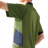 住商モンブラン スクラブ 兼用 半袖 ベージュ/ネイビー S MS401-6183 1枚（直送品）