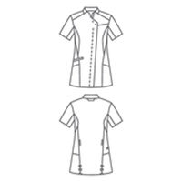 住商モンブラン スクラブ 兼用 半袖 サックス/ネイビー M RS004-2183 1枚（直送品）