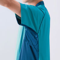 住商モンブラン スクラブ メンズ 半袖 ターコイズ/ブルー 5L MS855-43 1枚（直送品）